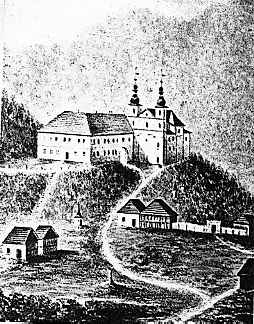 Das Paulanerkloster in Heiligen im Jahre 1700