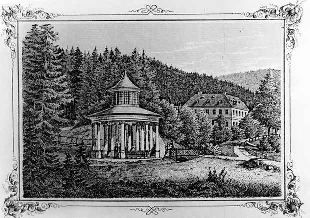 Druh podoba pavilonu Lesnho pramene z roku 1840