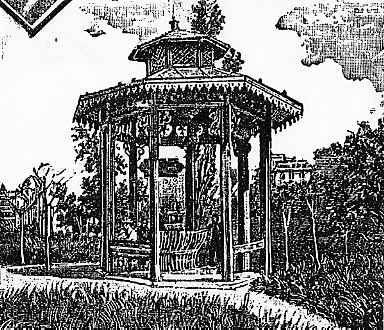 Paviln Alexandina pramene v parku pod Baou (do roku 1956)