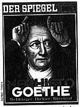 Mefisto Goethe. Oblka jednoho z sel asopisu Der Spiegel.